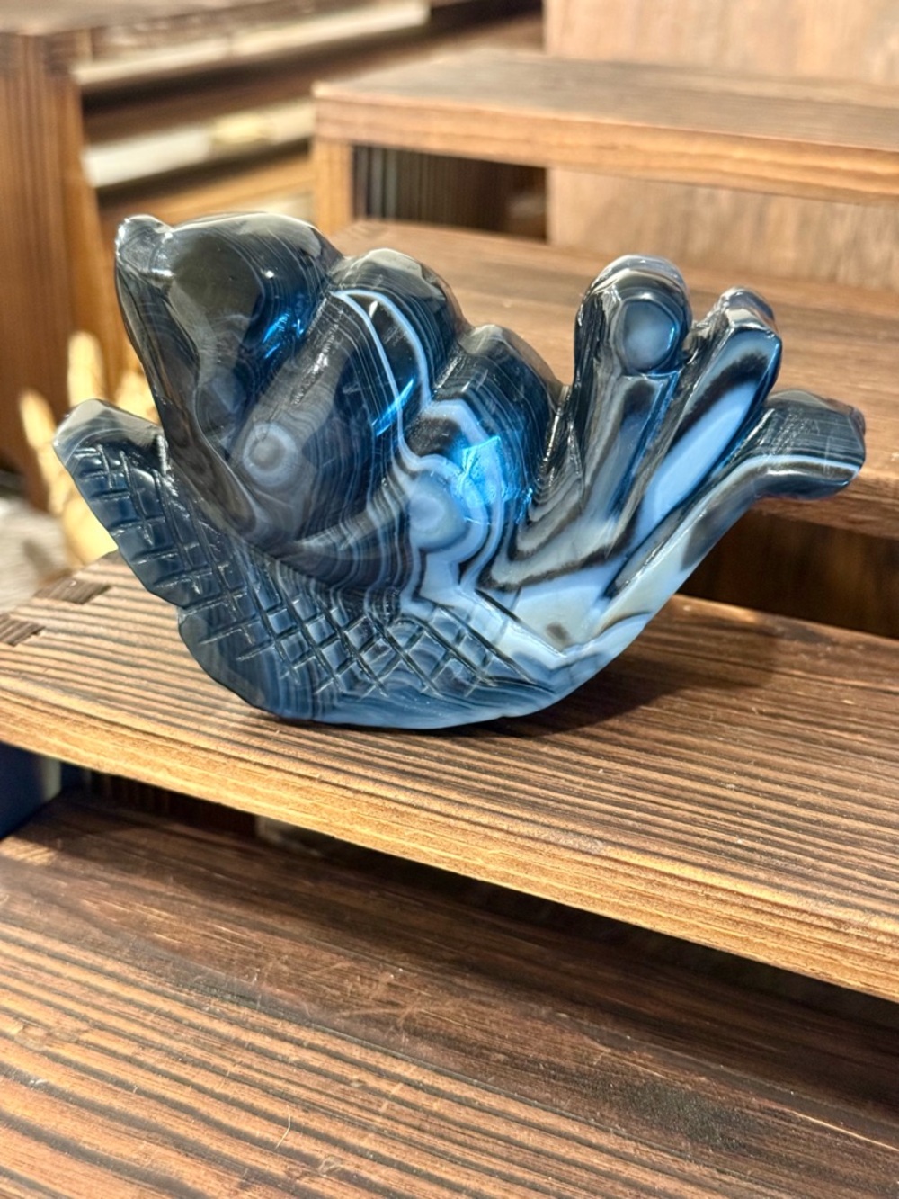 Sardonyx Crystal Snail